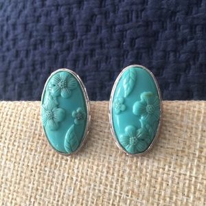 Vintage Monet Clip Earrings